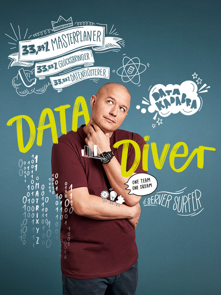Kampagnenmotiv Data Diver